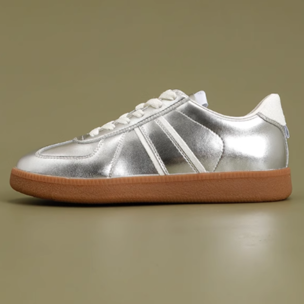 カジュアルシルバースニーカー X-254