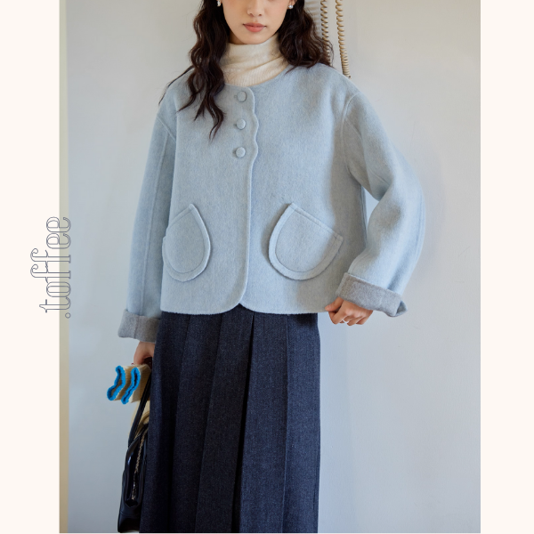 月影のまどろみショートコート《Z01141》