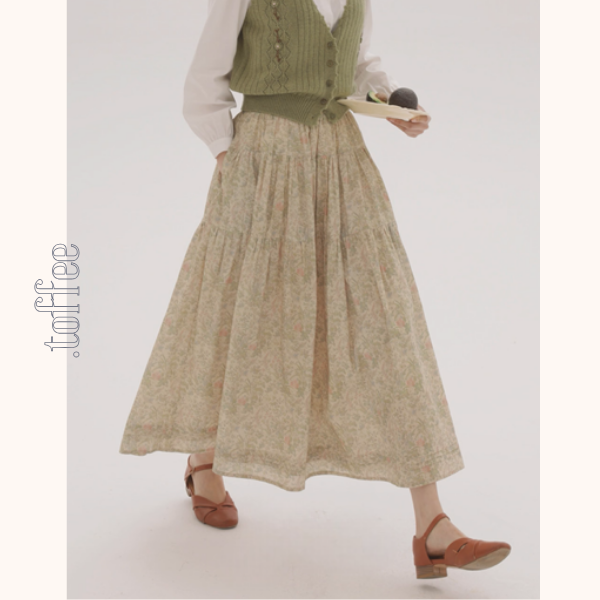 ミスティーフォレスト＊Aラインロングスカート《Z01192》