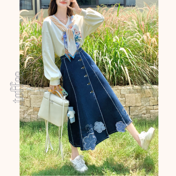 花咲く午後の散歩道セットアップ《Z01155》