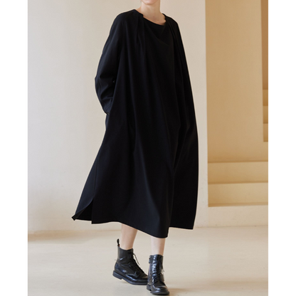 ブラックルーズロングワンピース Z00113