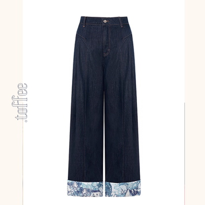 星降る夜の宴のストレートジーンズ《Z01058》