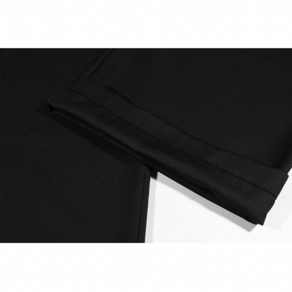 【2color】ハイウエストタックワイドパンツ X-163