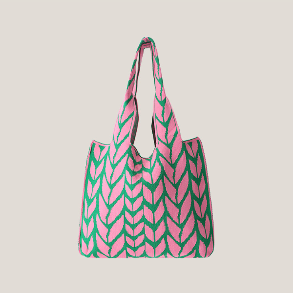 【3color】ボタニカルショルダートートバッグ Z00004