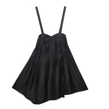 【2color】Vカットストラップワンピース X-185