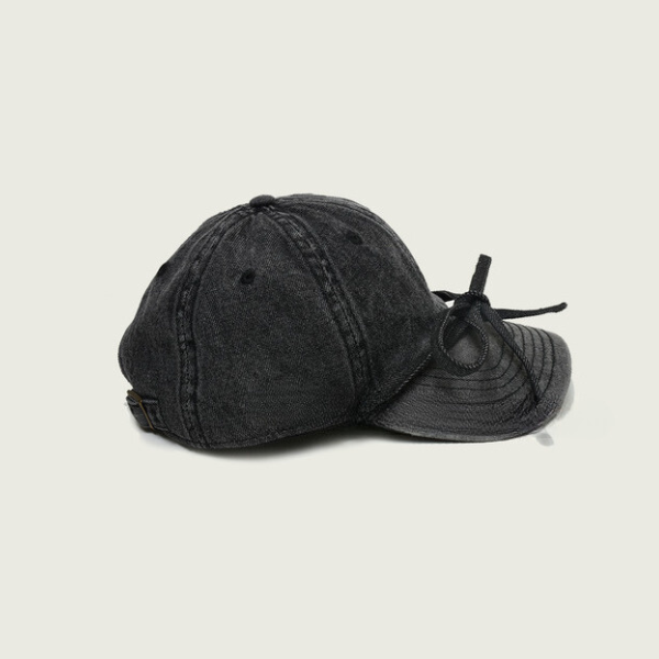 【2color】フロントリボンデニムキャップ Z00101