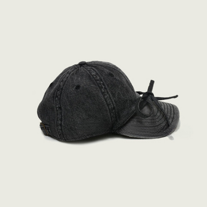 【2color】フロントリボンデニムキャップ Z00101