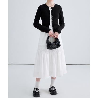 ハイウエストAラインロングスカート Z00032