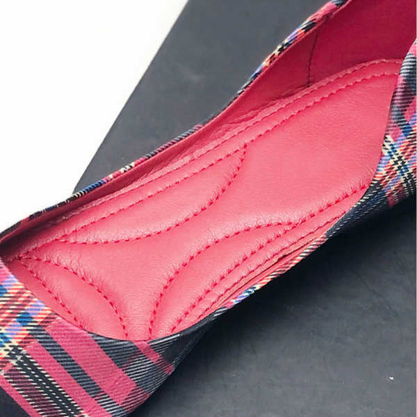 【３color】ポインテッドトゥチェッカーパンプス AU-316