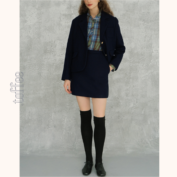 スタンドカラーボタンダウンチェックシャツ　 《Z00707》