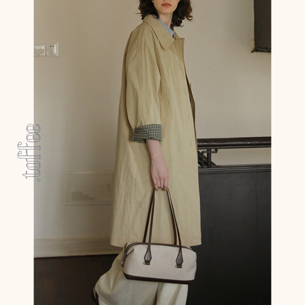 しわ加工入りヴィンテージミドル丈ジャケット　Z00533