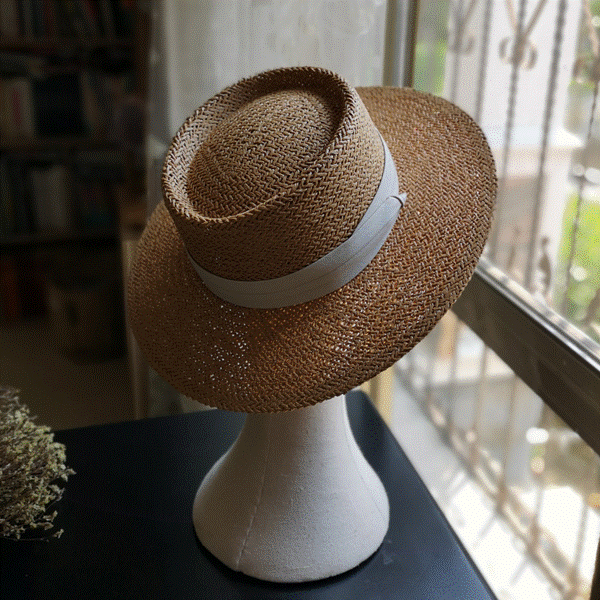 【１２color】クラシカルフレンチストローハット　　su0016