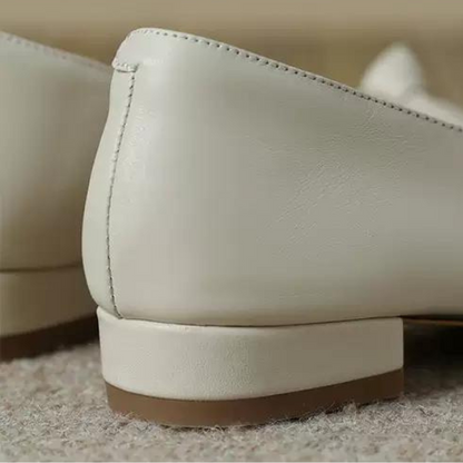 【2color】スクエアトゥリボンシューズ X-020