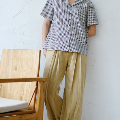 フロントスプリーツストリートパンツ X-264