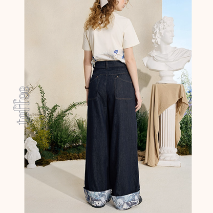 星降る夜の宴のストレートジーンズ《Z01058》