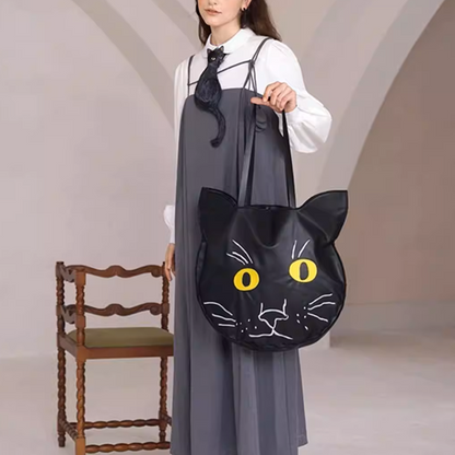 黒猫シルエットが遊ぶニッチなネクタイ《Z01220》