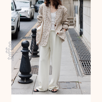 小花柄ルーズジャケット　Z00395