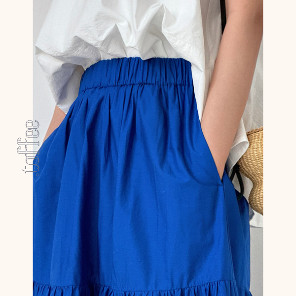 カットアウトロングスカート　Z00421