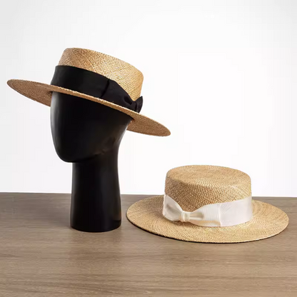 【10color】リボンカンカン帽 X1-006