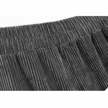 【3color】ドットコーデュロイハーレムパンツ X-352