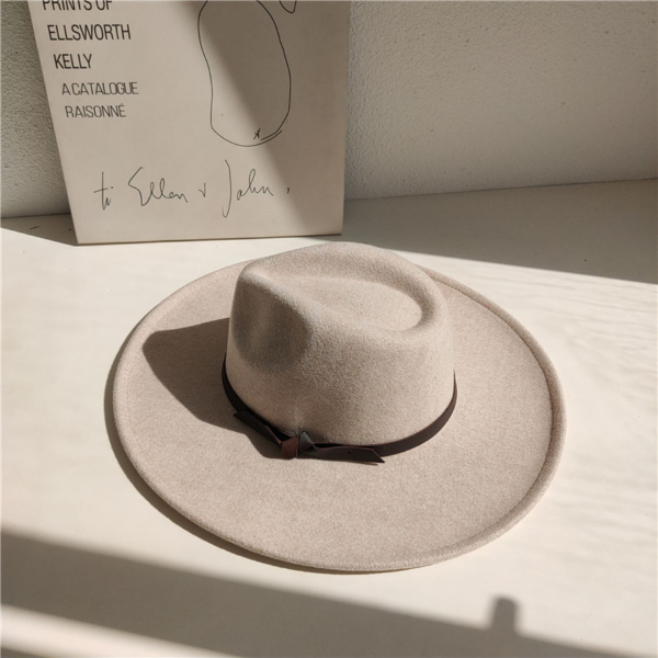 ベルト付きウールジャズハット Z00062