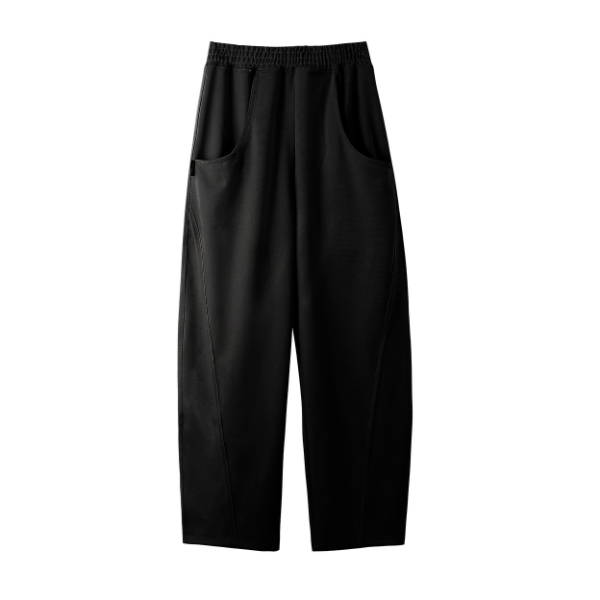 【３color】ワイドバナナシルエットパンツ　AU-109