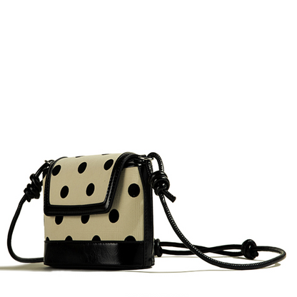 【3color】ポルカドットスクエアショルダーバッグ　Z00485