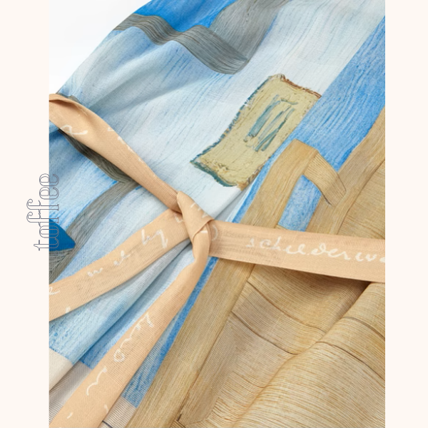 ルームプリントノースリーブワンピース《Z00980》