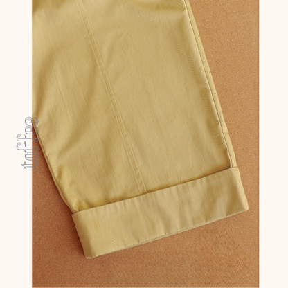 クロップドハイウエストワイドパンツ《Z00847》