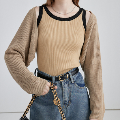 タンクトップ+ショールアンサンブル X-219