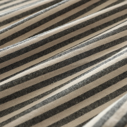 【4color】胸ポケット付きストライプ柄ボタンダウンシャツ　《Z00727》