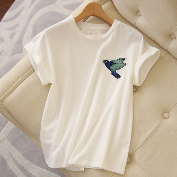 オウムモチーフTシャツ　　su0040