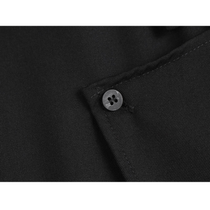 【2color】ラペルプリーツシャツ X-350