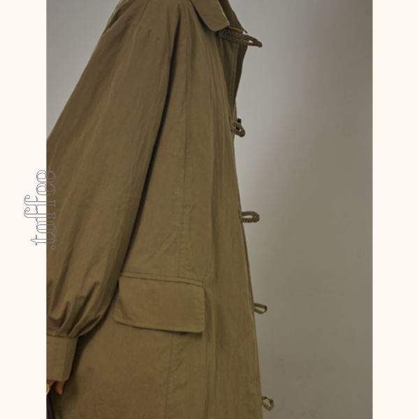 オリーブグリーンロングジャケット　Z00524