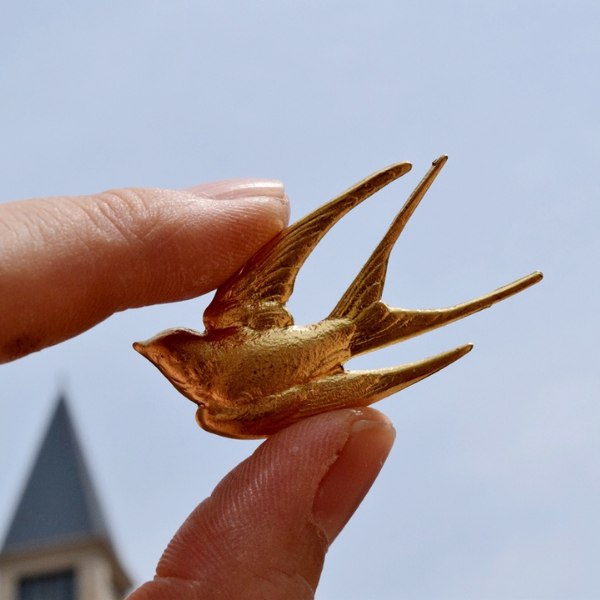 つばめブローチ X-093