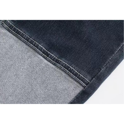 【２color】コントラストエッジフラップストレートデニム w-052