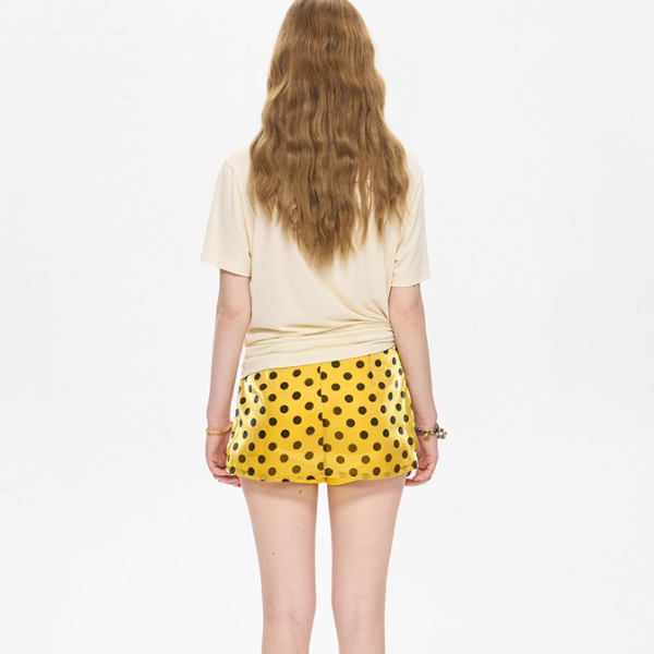 グレーププリントオーバーサイズTシャツ《Z01003》