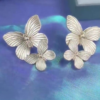 ビッグバタフライピアス　AU-107