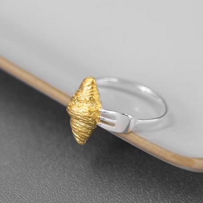 モーニングクロワッサンシルバーリング　Z00573