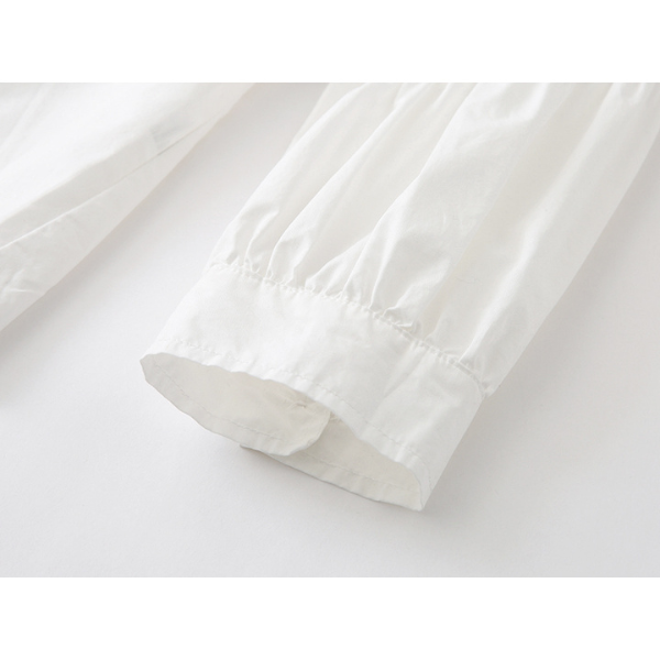 【２color】フェイクツーピースレイヤード調シャツ　AU-201