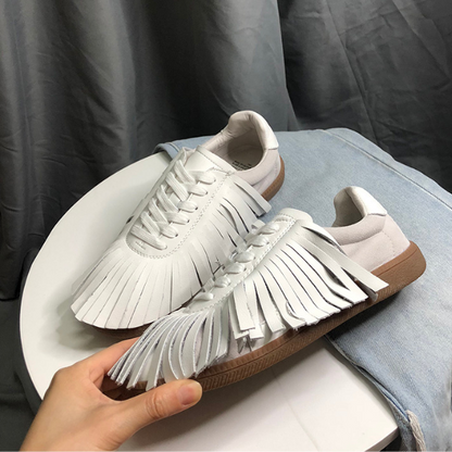 タッセルステッチカジュアルシューズ X-273