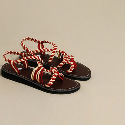 ローマンサマーフラットサンダル Z00210