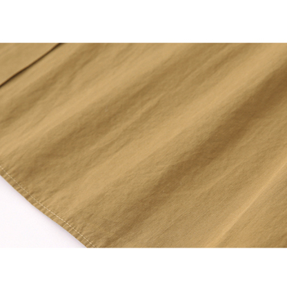 【２color】オーバーショルダーシャツ X-007