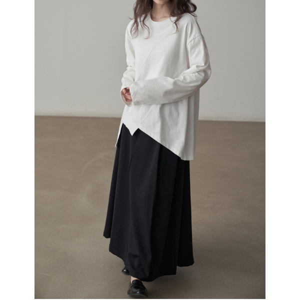 Aラインオーバーサイズシャツ Z00152
