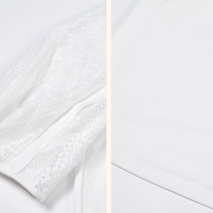 マリンテイストメッシュスリーブトップ《Z00973》