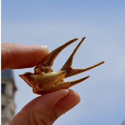 つばめブローチ X-093