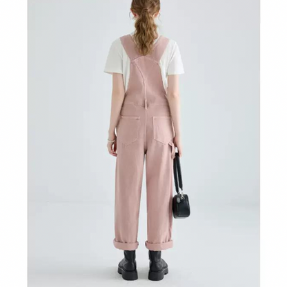 コットンカジュアルオーバーオール w-113