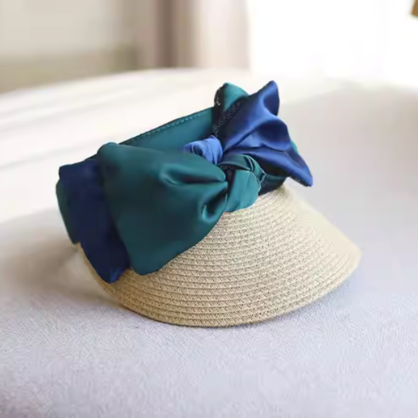 【3color】ビッグリボンサンバイザー X-151