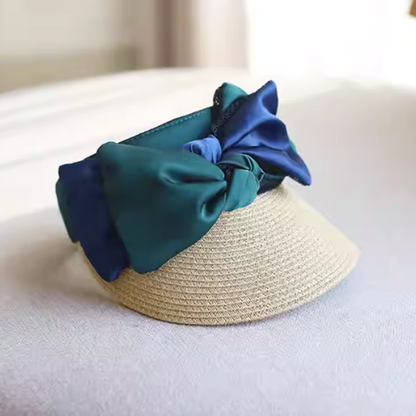 【3color】ビッグリボンサンバイザー X-151