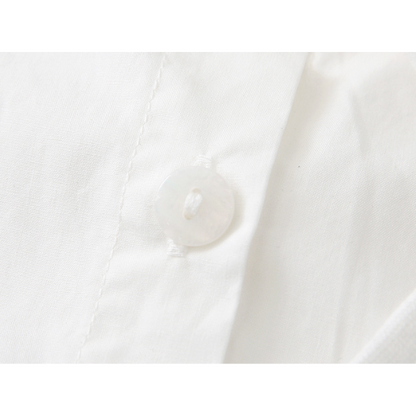 【２color】フェイクツーピースレイヤード調シャツ　AU-201